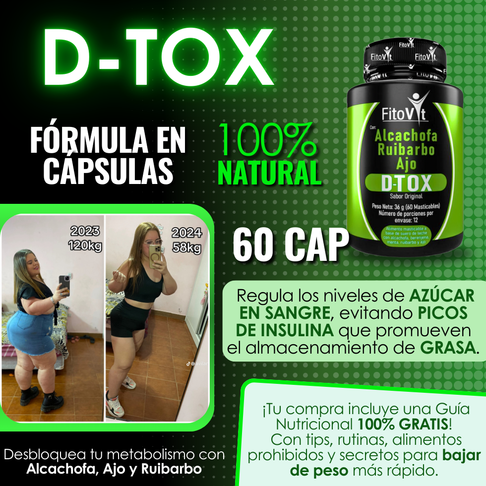 DTOX – Baja de peso de forma Natural