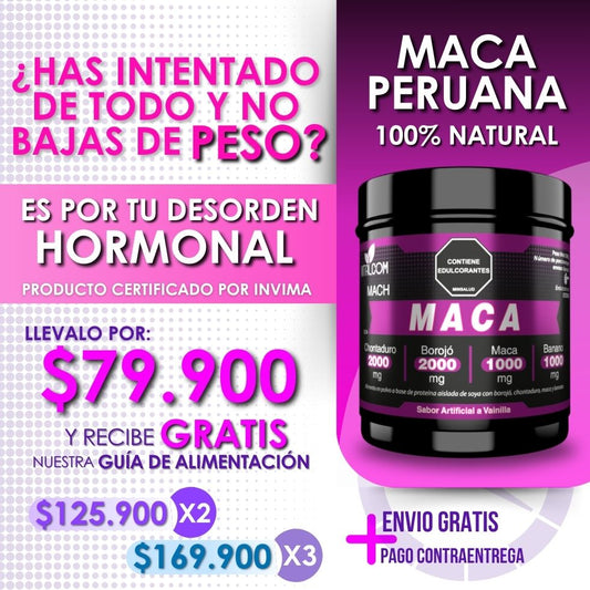 Maca en polvo– Baja de peso de forma natural y segura