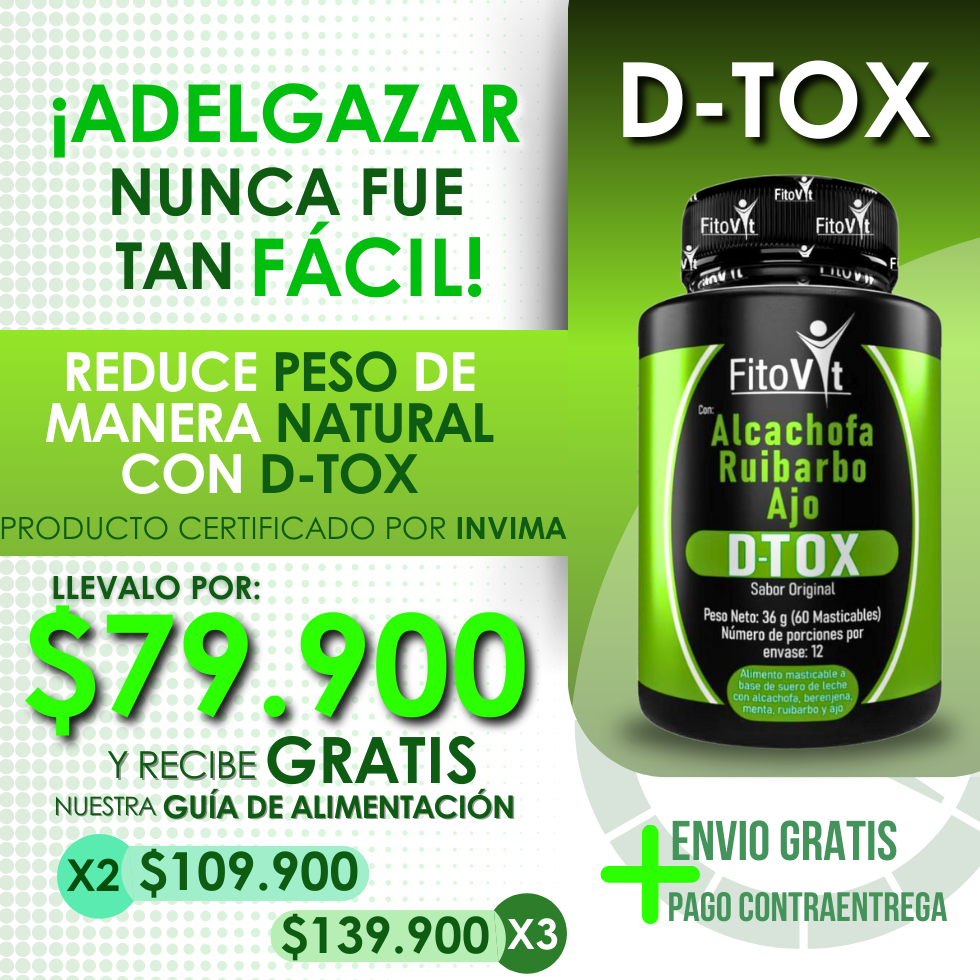 DTOX – Baja de peso de forma Natural